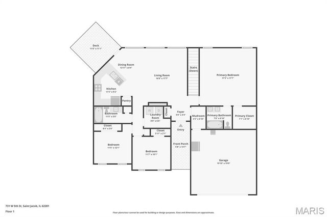 731 W 5th Street, St Jacob, IL 62281