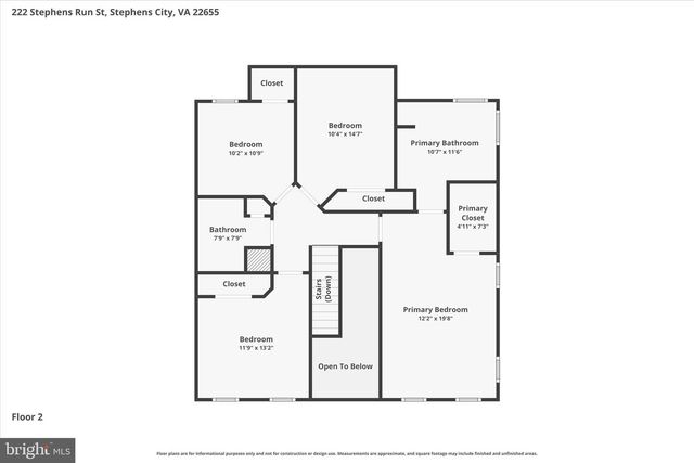 222 STEPHENS RUN ST, Stephens City, VA 22655