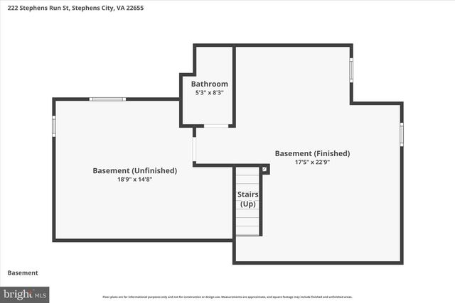 222 STEPHENS RUN ST, Stephens City, VA 22655