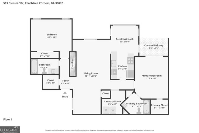 513 Glenleaf Drive, Peachtree Corners, GA 30092