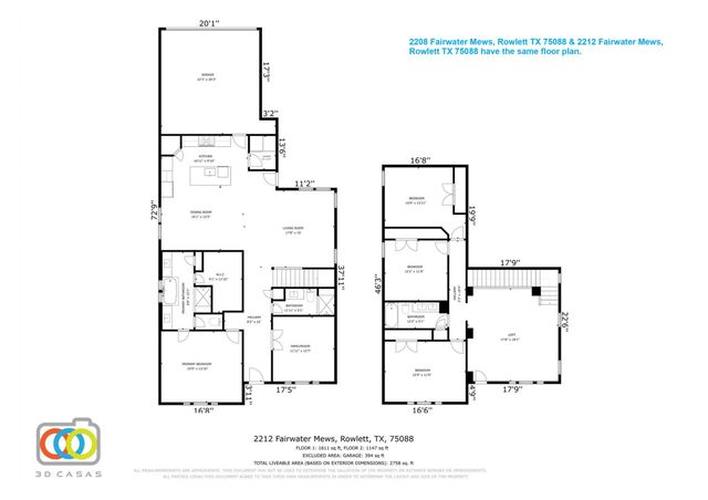 2208 Fairwater Mews, Rowlett, TX 75088