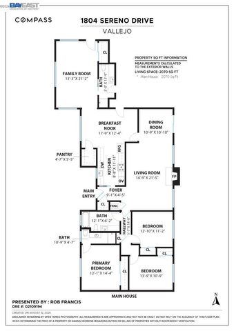 1804 Sereno Dr, Vallejo, CA 94589