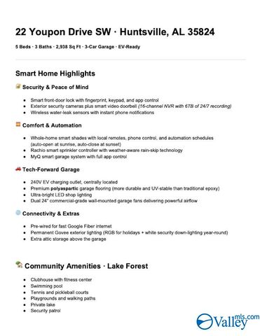 22 Youpon Drive SW, Huntsville, AL 35824