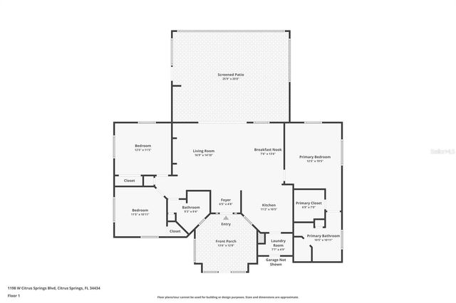 1198 W CITRUS SPRINGS BOULEVARD, Citrus Springs, FL 34434