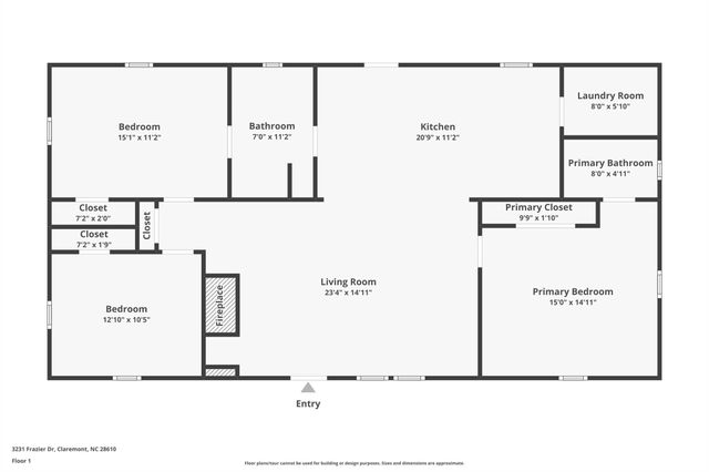 3231 Frazier Drive, Claremont, NC 28610