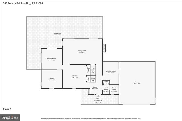 960 FABERS RD, Reading, PA 19606