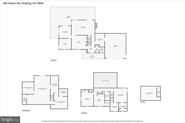 960 FABERS RD, Reading, PA 19606