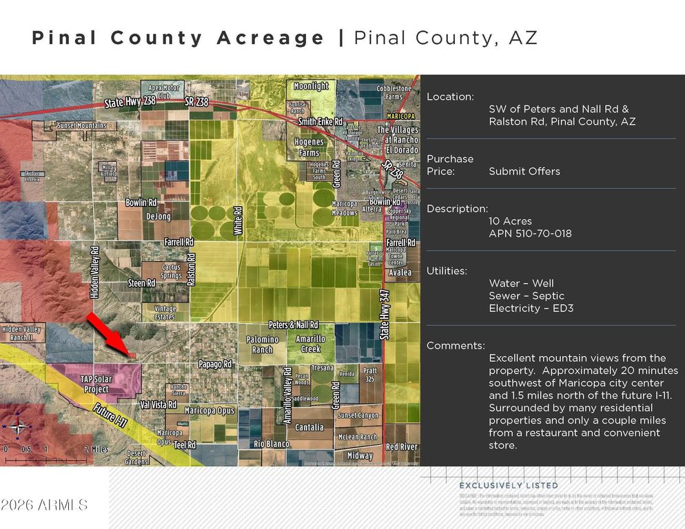 530000 W Foothill Trail -, Unincorporated County, AZ 85139 — photo 2