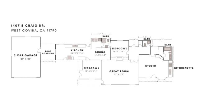 1407 S Craig Dr, West Covina, CA 91790