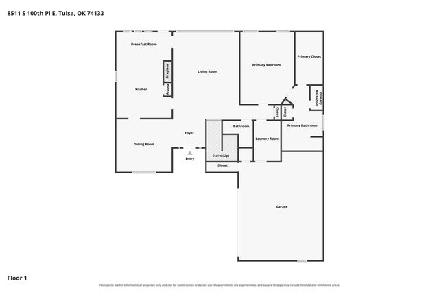 8511 S 100th Place E, Tulsa, OK 74133