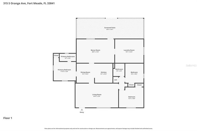 315 S ORANGE AVENUE, Fort Meade, FL 33841
