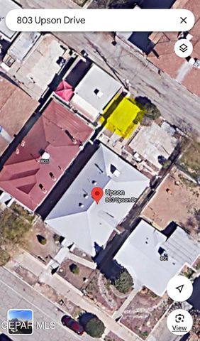 803 UPSON Drive alley, El Paso, TX 79902