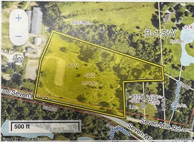 0000 7 Mile Seven Mile Rd, Northfield Township, MI 48178