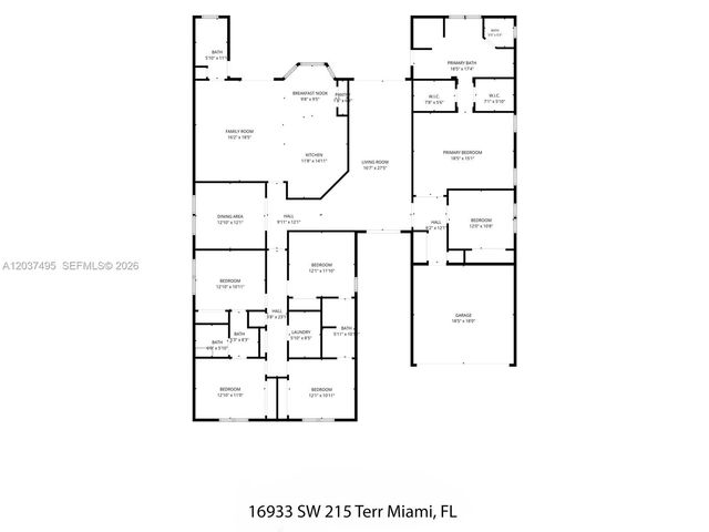 16933 SW 215th Ter, Miami, FL 33187