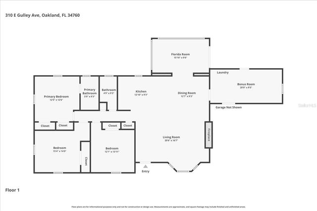310 E GULLEY AVENUE, Oakland, FL 34760