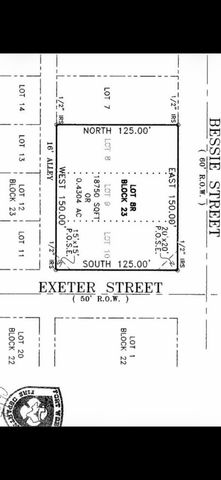 0000 Bessie St., Fort Worth, TX 76014