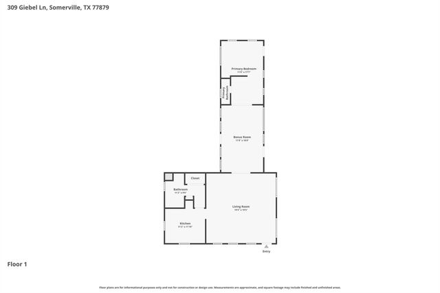 309 Giebel Lane, Somerville, TX 77879