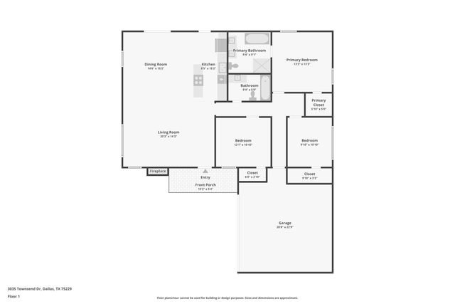 3035 Townsend Drive, Dallas, TX 75229