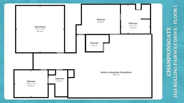 1424 ROLLING FAIRWAY DRIVE, Davenport, FL 33896