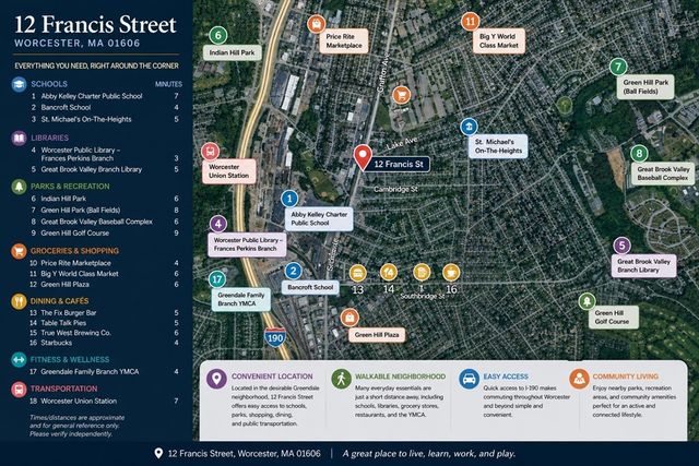 12 Francis 3, Worcester, MA 01606