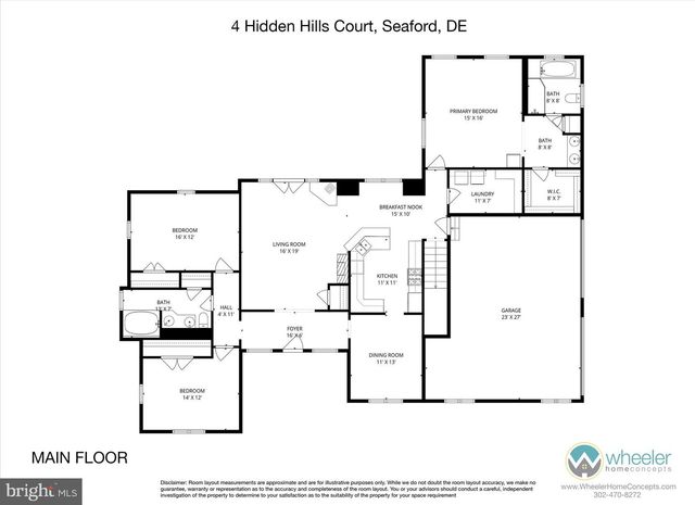 4 HIDDEN HILLS CT, Seaford, DE 19973