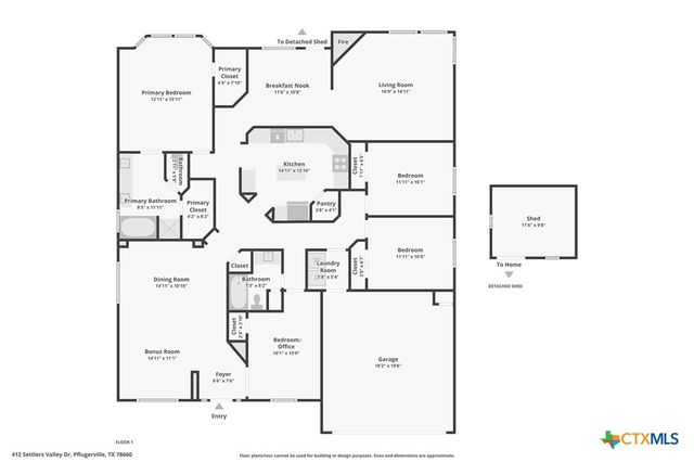 412 Settlers Valley Drive, Pflugerville, TX 78660