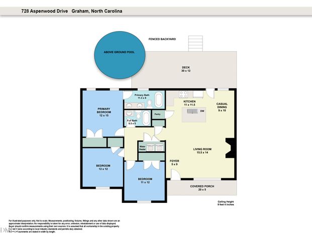 728 Aspenwood Drive, Graham, NC 27253