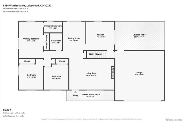 8384 W Arizona Drive, Lakewood, CO 80232