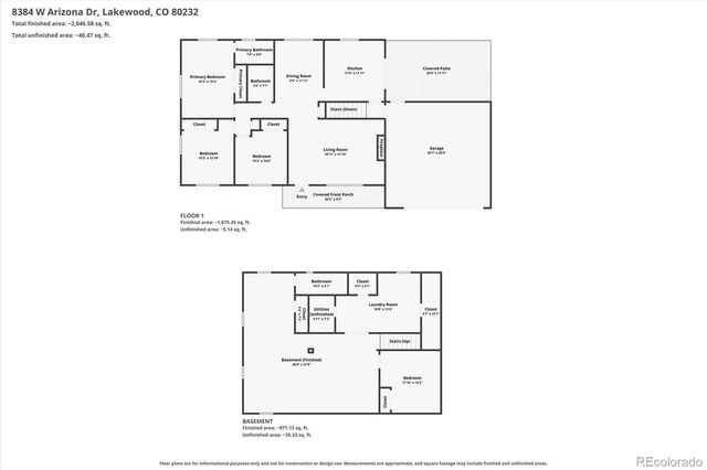 8384 W Arizona Drive, Lakewood, CO 80232