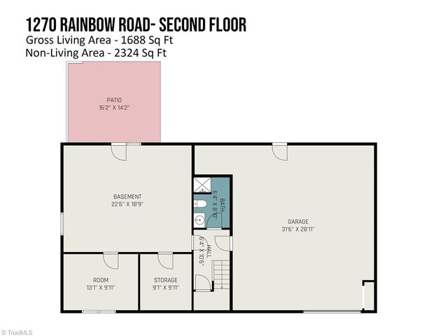 1270 Rainbow Road, Advance, NC 27006