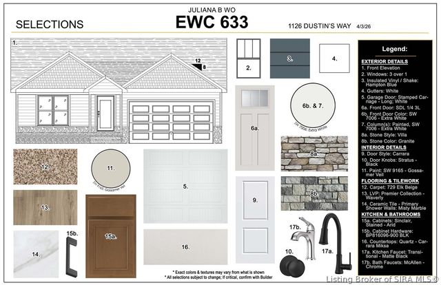 1126 - LOT 633 Bella Way, Jeffersonville, IN 47130