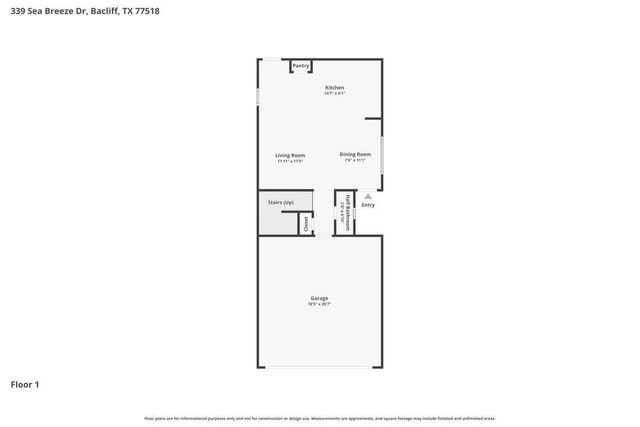 339 Sea Breeze Drive, Bacliff, TX 77518