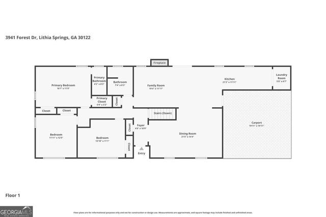 3941 Forest Drive, Lithia Springs, GA 30122