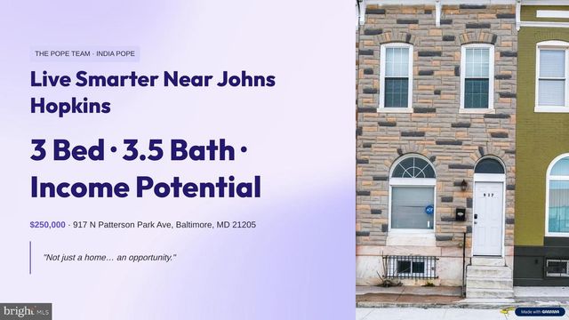 917 N PATTERSON PARK AVE, Baltimore, MD 21205