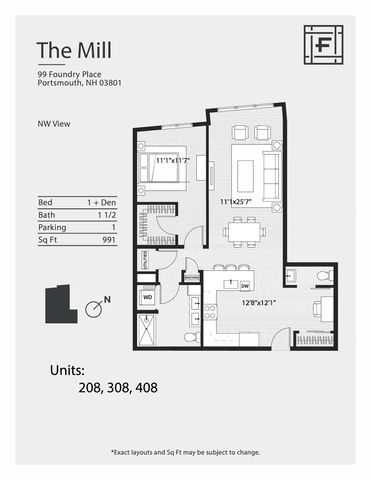 99 Unit 208 Foundry Place, Portsmouth, NH 03801