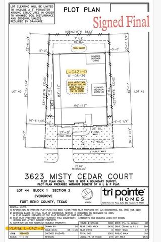 3623 Misty Cedar Court, Richmond, TX 77406