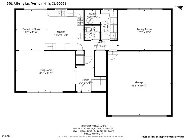 301 Albany Lane, Vernon Hills, IL 60061