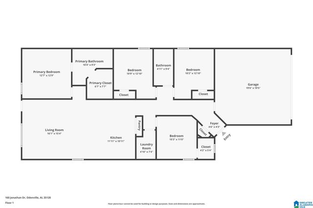 160 JONATHAN DRIVE, Odenville, AL 35120