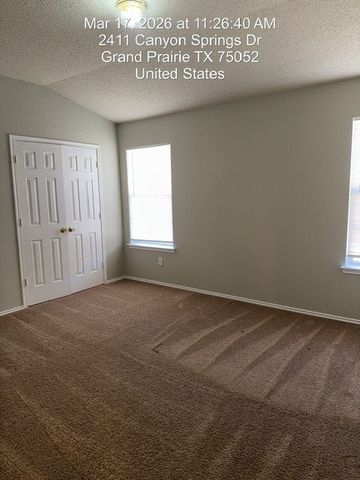 2411 Canyon Springs, Grand Prairie, TX 75052