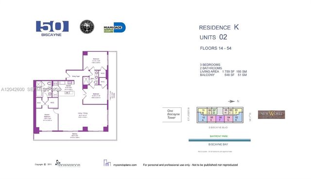 50 Biscayne Boulevard 5202, Miami, FL 33132