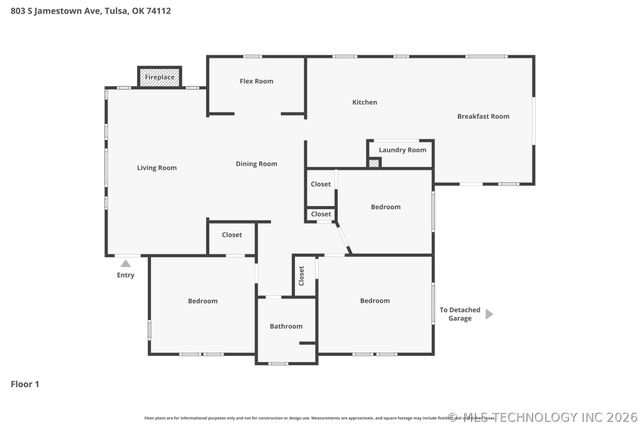 803 S Jamestown Avenue, Tulsa, OK 74112