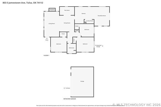 803 S Jamestown Avenue, Tulsa, OK 74112