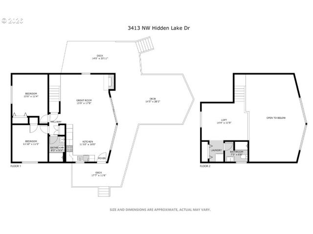 3413 Nw HIDDEN LAKE Dr, Waldport, OR 97394