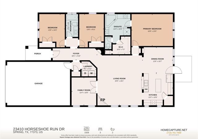 23410 Horseshoe Run Drive, Spring, TX 77373