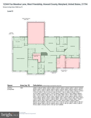 12344 FOX MEADOW LN, West Friendship, MD 21794