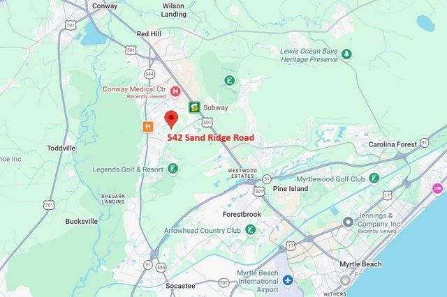 542 Sand Ridge Rd., Conway, SC 29526