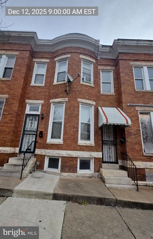 1719 N PAYSON ST, Baltimore, MD 21217