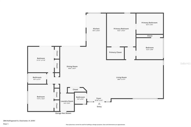 2894 ROLLINGWOOD COURT, Clearwater, FL 33761