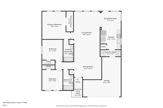 18319 Willow Moss Drive, Katy, TX 77449