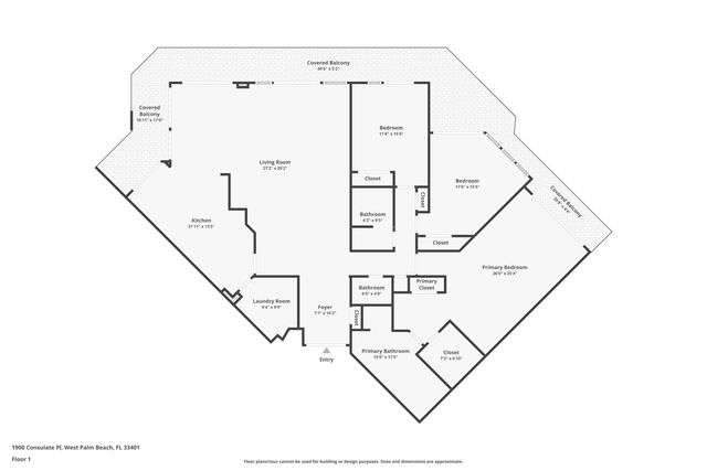 1900 CONSULATE Place 604, West Palm Beach, FL 33401